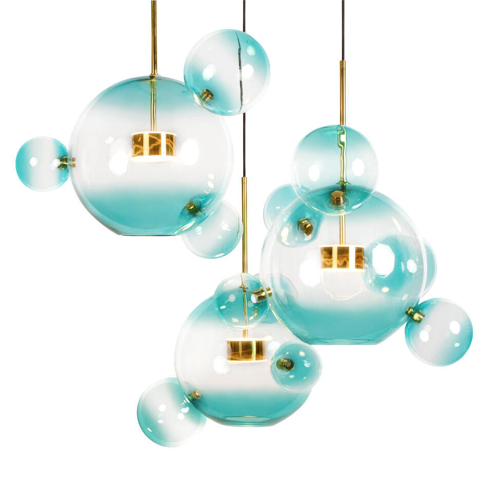Фото №8  Подвесной светильник 2027-D3 Blue Подвесной светильник LOFT IT Bolle