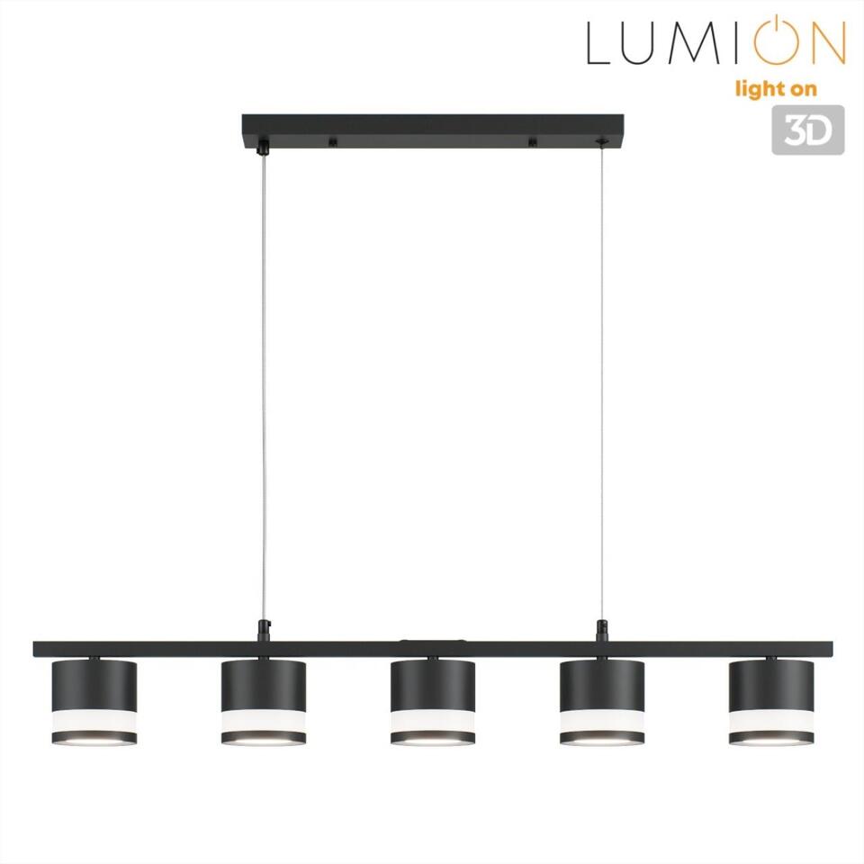 Фото №9  Подвесной светильник LUMION 8240/5 COMFI LN26 240 черный, металл/акрил Светильник подвесной LED GX53 5*7W 220V LANIKA