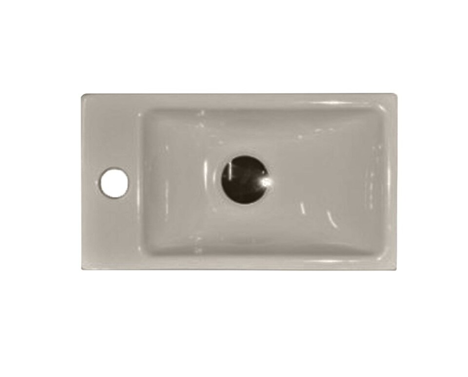 Фото №4  Раковина 40216 Small раковина накладная 22x40,5 см  Матовый бетон Plus-Ton®