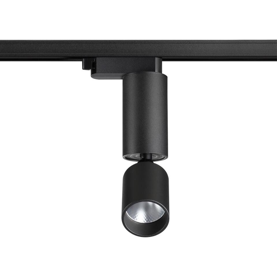 Фото №10  NOVOTECH 359319 PORT NT24 210 черный Светильник трековый однофазный трехжильный IP20 LED 5W 85-265V 3000K 600Лм TUBO