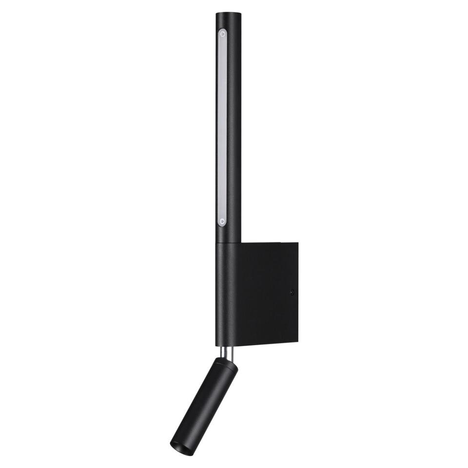 Фото №10  NOVOTECH 359436 OVER NT24 292 черный Светильник настенный с выключателем IP20 LED 5W+3W 220-240V 3000K 320Лм FERMO