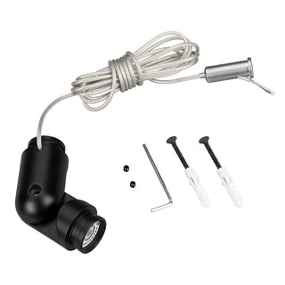 Фото №1  Arlight Коннектор поворотный MAG-FLEX-CON-POWER-TURN-KIT (BK) ( IP20 Металл, 3 года)