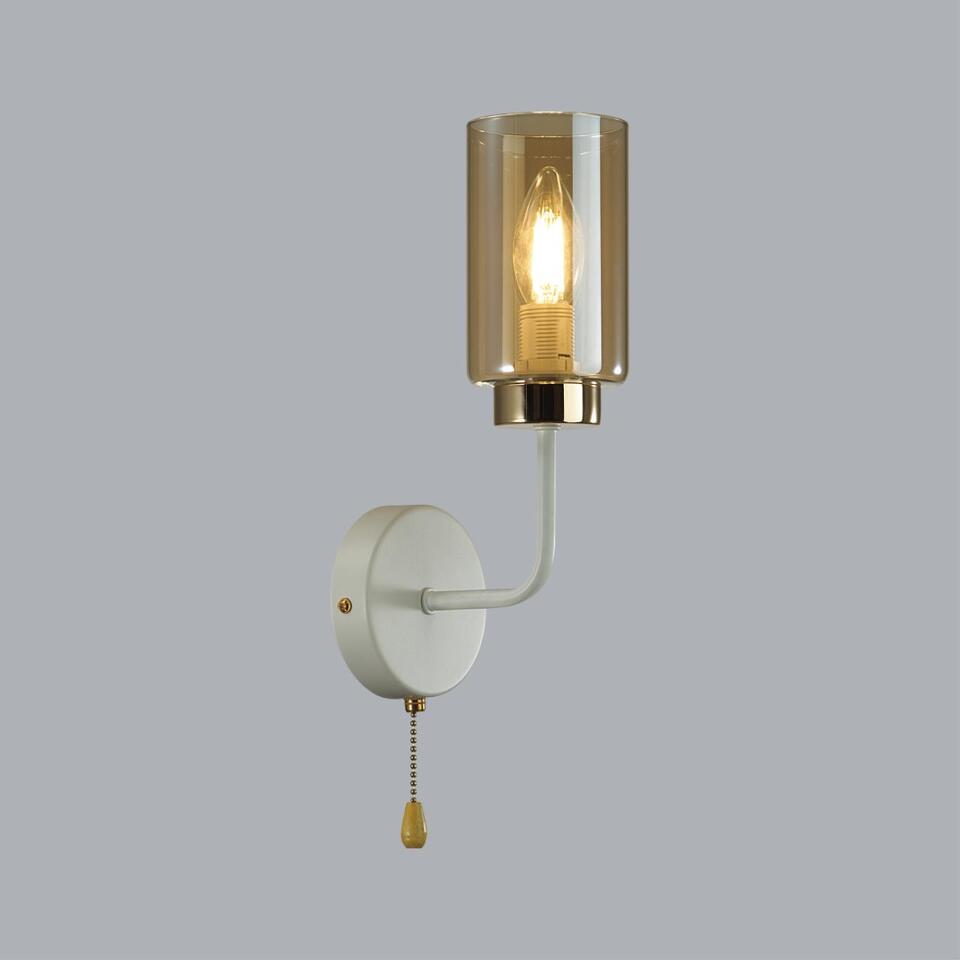 Фото №2  LUMION 5639/1W COMFI LN23 000 белый, золотой Бра E14 1*40W 220V DALLIN