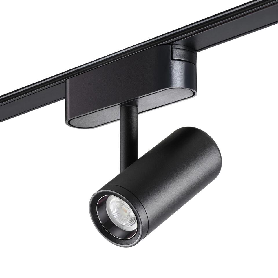 Фото №6  NOVOTECH 359104 SHINO NT23 186 черный Трековый светильник для низков. шинопровода IP20 LED 4000K 8W 48V 680Лм SMAL
