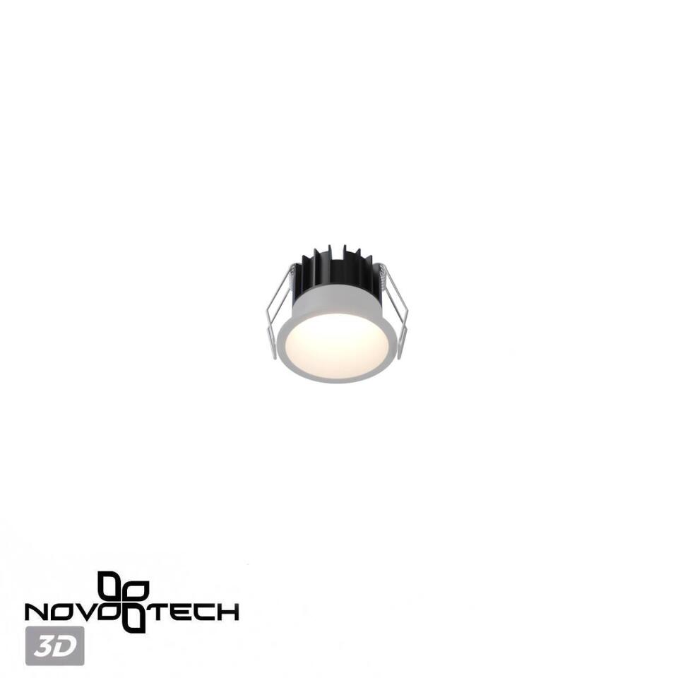 Фото №8  NOVOTECH 359861 WIR NT26 000 белый Светильник встраиваемый с переключателем цв. температуры IP20 LED 7W 100-265V 3000К/4000К/6000К BRILLO