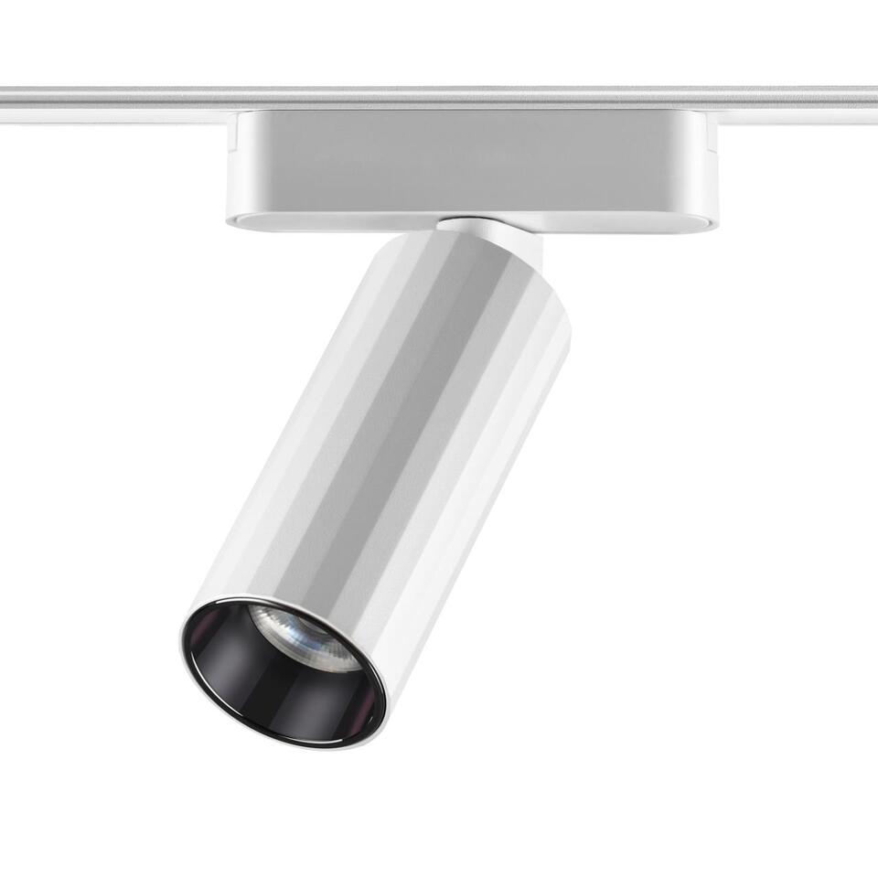 Фото №5  NOVOTECH 359093 SHINO NT23 185 белый Трековый светильник для низков. шинопровода IP20 LED 4000K 12W 48V 1020Лм SMAL