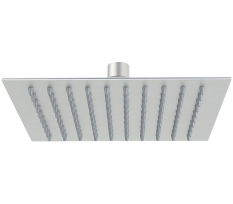 Фото №2  Верхний душ с шарнирным соединением 40 см Remer INOX SS357UFS40X, нержавеющая сталь