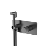 Превью фото №1  Boheme Смеситель гигиенический STICK Gun Metal LINEA