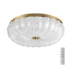 Превью фото №1  SONEX 7719/48L PIKO LED SN 567 Светильник металл/стекло/прозрачный/золотой LED 48Вт 3000-6500K D400 IP20 пульт ДУ TESORO