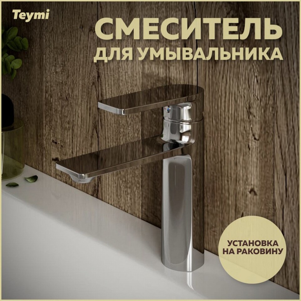 Фото №12  Teymi Смеситель для раковины Ellie, хром T10209