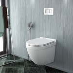 Превью фото №6  Унитаз Watersense Унитаз подвесной Iva безободковый, сиденье Дюропласт микролифт T40601