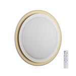 Превью фото №1  SONEX 7630/EL PALE SN 000 Светильник пластик/белый/золотистый LED 72Вт с ДУ 3000-6300К D510 IP43 пульт ДУ SETTA