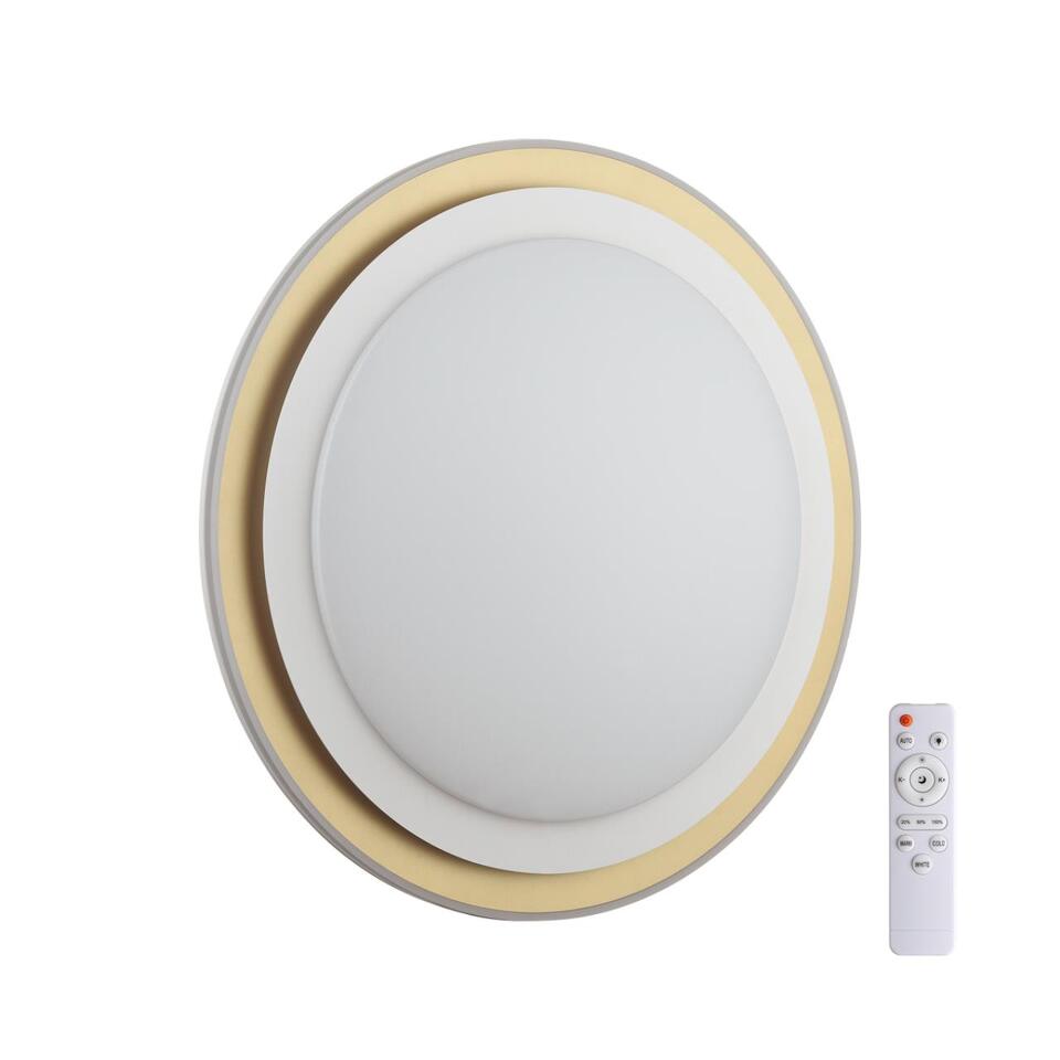 Фото №9  SONEX 7630/EL PALE SN 000 Светильник пластик/белый/золотистый LED 72Вт с ДУ 3000-6300К D510 IP43 пульт ДУ SETTA