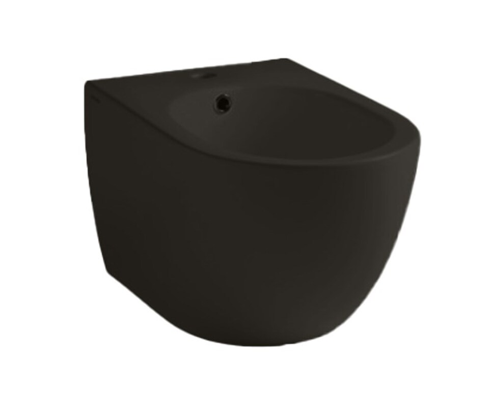 Фото №3  Биде 40373R Althea Cover Rimless Plus+Ton биде подвесное 52x36 см  Матовое железо Plus-Ton®