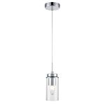 Превью фото №5  Подвесной светильник LUMION 8102/1A COMFI LN26 408 хром/прозрачный металл/металл Подвес Е14 1*40W 220V ISHA