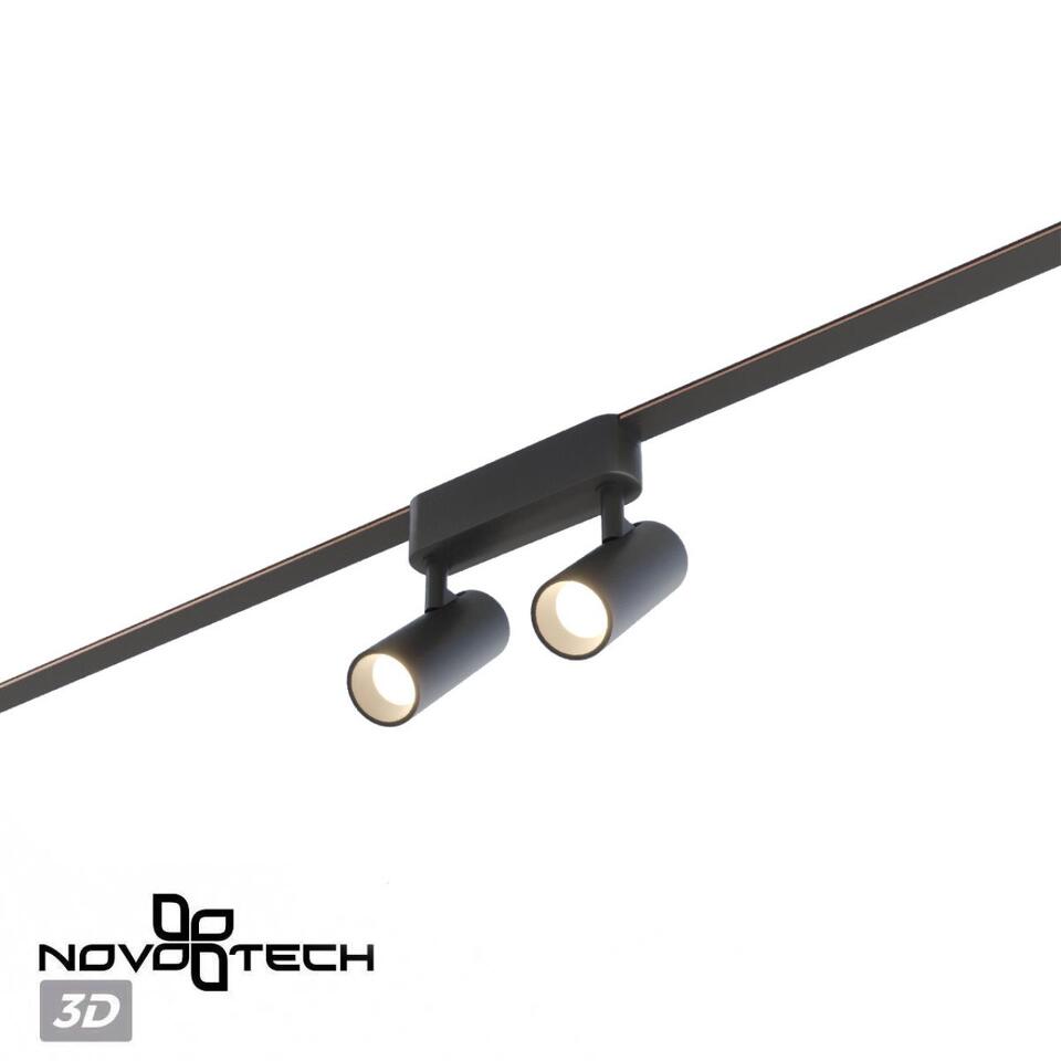 Фото №7  NOVOTECH 359469 SHINO NT24 102 черный Трековый смарт-светильник для низковольтного шинопровода с двумя режимами работы IP20 LED 12W 24V 3000-6000K EASY