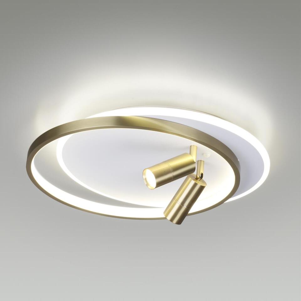 Фото №3  Люстра LUMION 5603/63CL LEDIO LN26 290 белый, золотой Люстра потолочная LED диммир. с ДУ 71W 3000-6000К 220V NAOKO