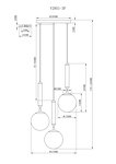 Превью фото №9  Подвесной светильник Подвесной светильник Moderli V2851-3P Host