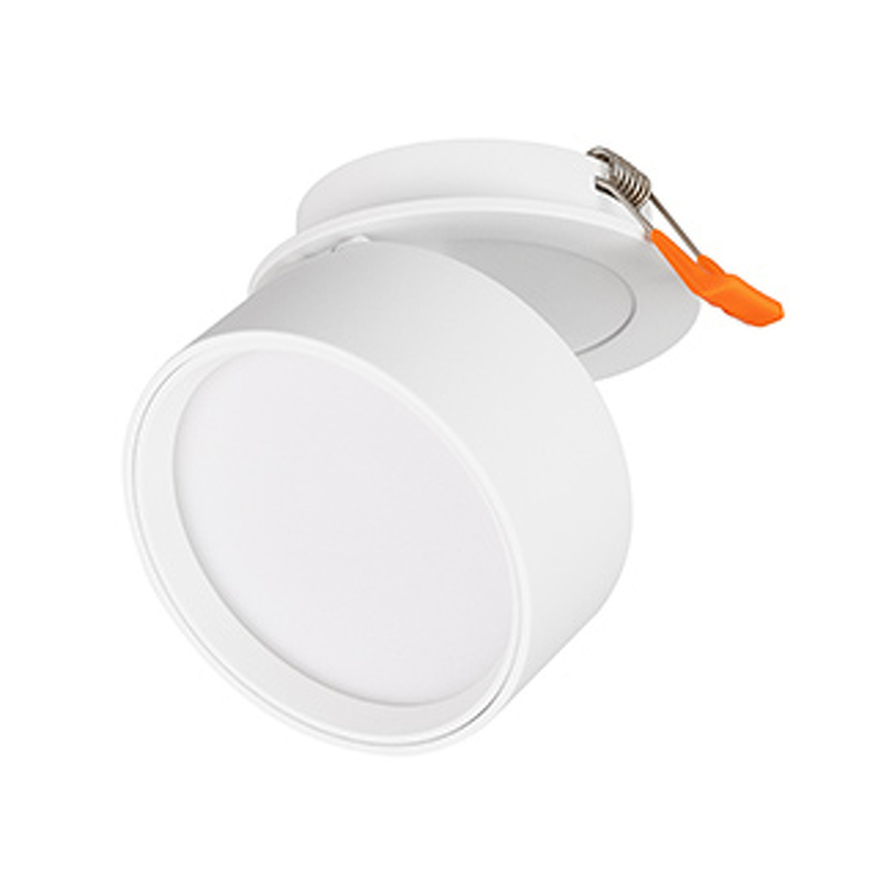 Фото №1  Arlight Светильник LGD-POT-BUILT-R85-12W Day4000 (WH, 100 deg, 230V) ( IP44 Металл, 5 лет)