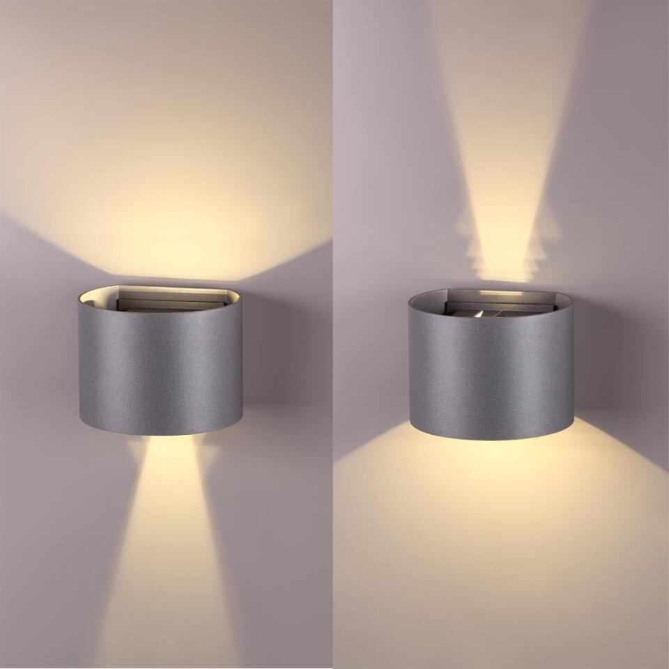Фото №3  NOVOTECH 358003 STREET NT19 744 темно-серый Ландшафтный светильник IP54 LED 3000К 2*3W 85-265V KAIMAS