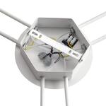 Превью фото №8  Люстра LUMION 8235/6C COMFI LN26 242 белый, металл Люстра потолочная LED GX53 6*12W 220V GARETA