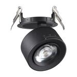 Превью фото №6  NOVOTECH 358944 SPOT NT22 456 черный Светильник встраиваемый светодиодный IP20 LED 4000К 18W 220V EDDY