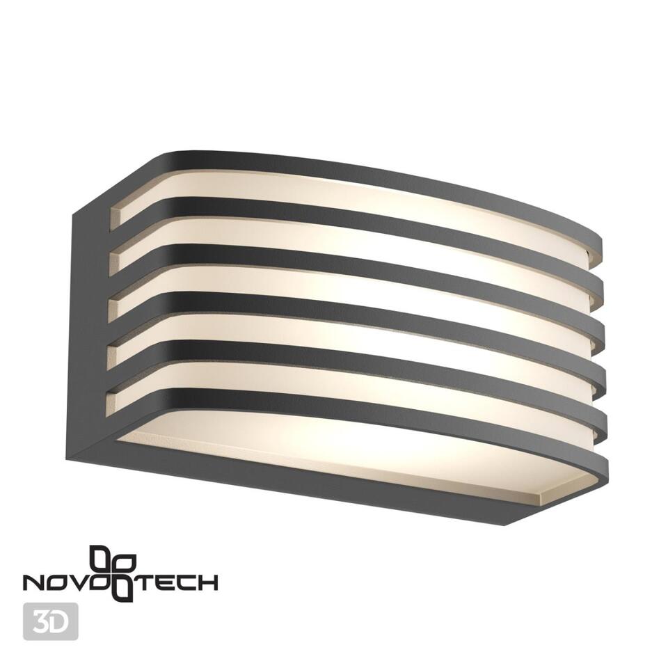 Фото №3  NOVOTECH 370638 STREET NT19 762 темно-серый Ландшафтный настенный светильник IP54 220-240V