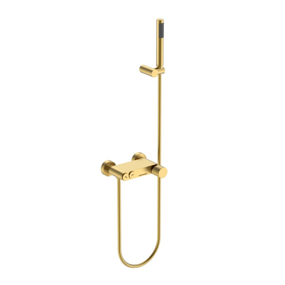 Фото №2  Boheme Смеситель STICK для ванны Matt Gold SPIRALE