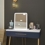 Превью фото №5  Teymi Зеркало Solli Glam 33х43, настольное, косметическое, LED подсветка, сенсор T20236S