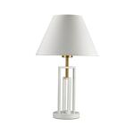 Превью фото №1  Настольная лампа LUMION 5291/1T NEOCLASSI LN23 000 белый, латунь Настольная лампа E27 1*60W 220V FLETCHER
