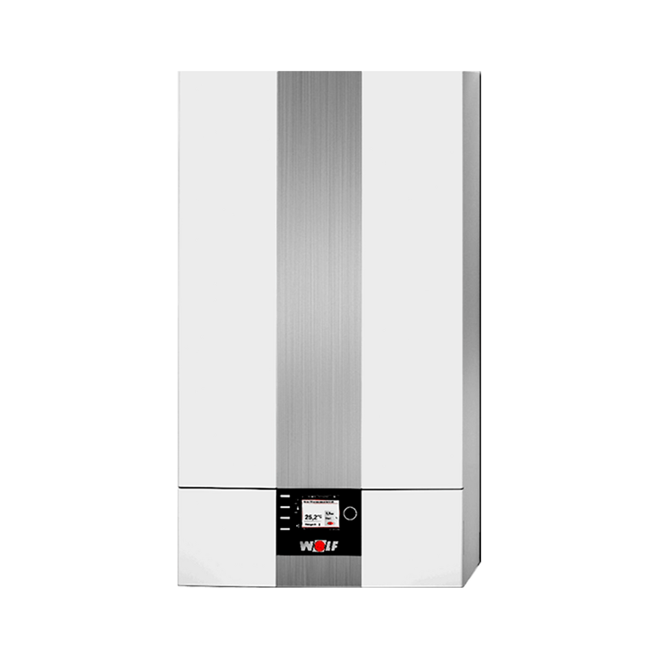 Фото №1  Газовый котел Газовый настенный конденсационный котёл Wolf CGB-2К 24 (25,8 кВт), закрытая камера