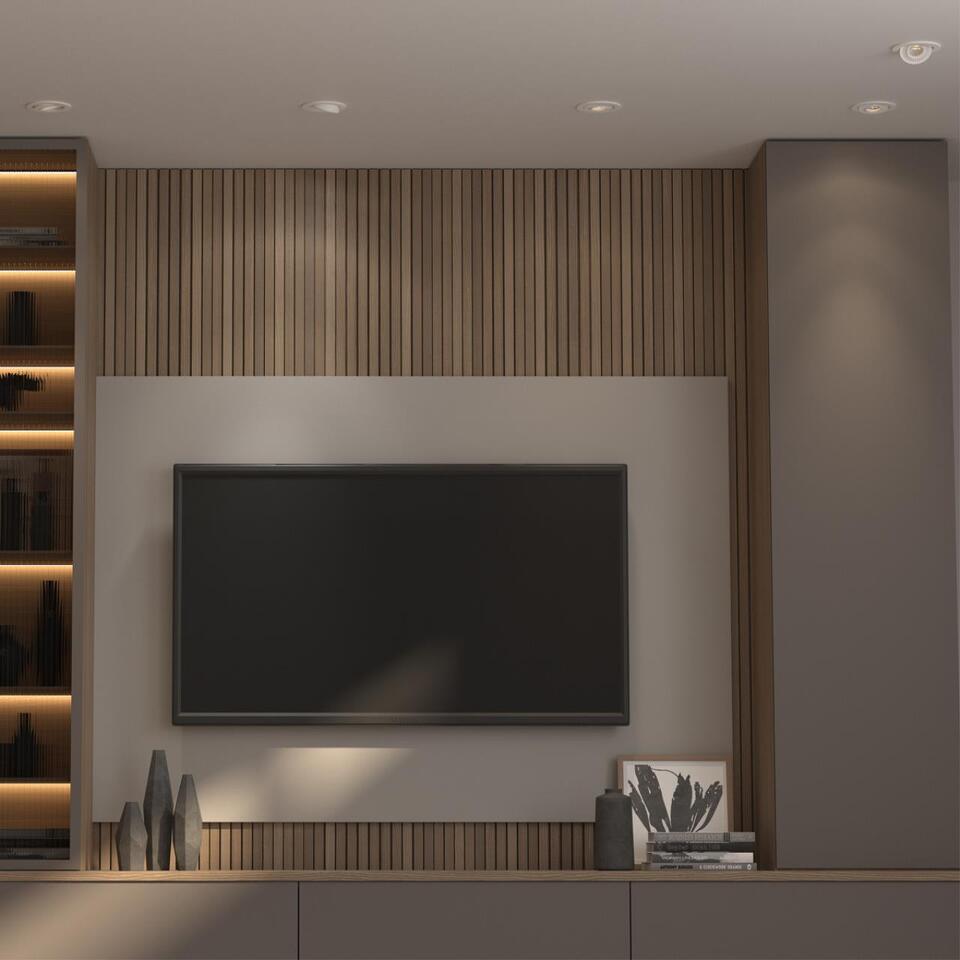 Фото №5  NOVOTECH 358817 SPOT NT21 466 белый Светильник встраиваемый светодиодный IP20 LED 18W 1600Лм 4000K 220V GESSO