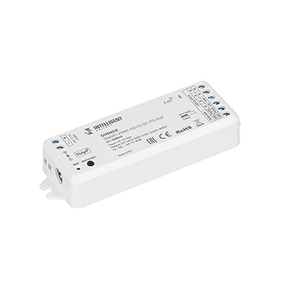 Фото №1  IARL INTELLIGENT ARLIGHT Диммер SMART-PWM-102-72-SH-PD-SUF (12-36V, 2x5A, TUYA BLE, 2.4G) ( Контроллер)