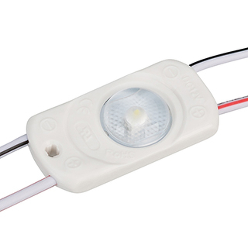 Фото №1  Arlight Модуль герметичный CRAFT-2835-1-12V Warm 170deg (36x17.5mm, 0.6W, IP65) ( Закрытый)