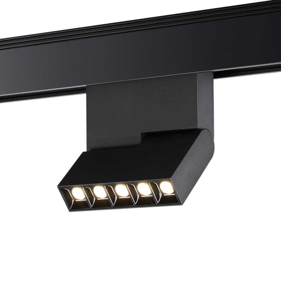 Фото №6  NOVOTECH 358535 SHINO NT21 083 черный Трековый светильник для низковольного шинопровода IP20 LED 4000K 12W 48V KIT