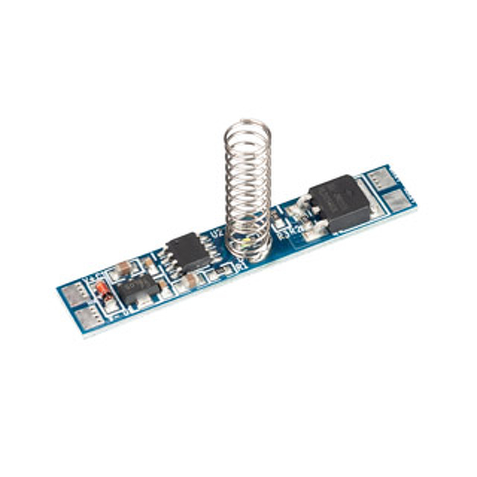 Фото №1  Arlight Сенсорный диммер SR-RULE-DIM-TOUCH (12-24V, 1x8A, 46x8mm) ( Открытый)