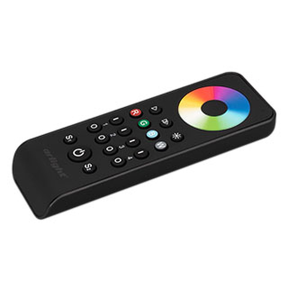 Фото №1  Arlight Пульт SMART-R43-RGBW Black (4 зоны, 2.4G) ( IP20 Пластик, 5 лет)