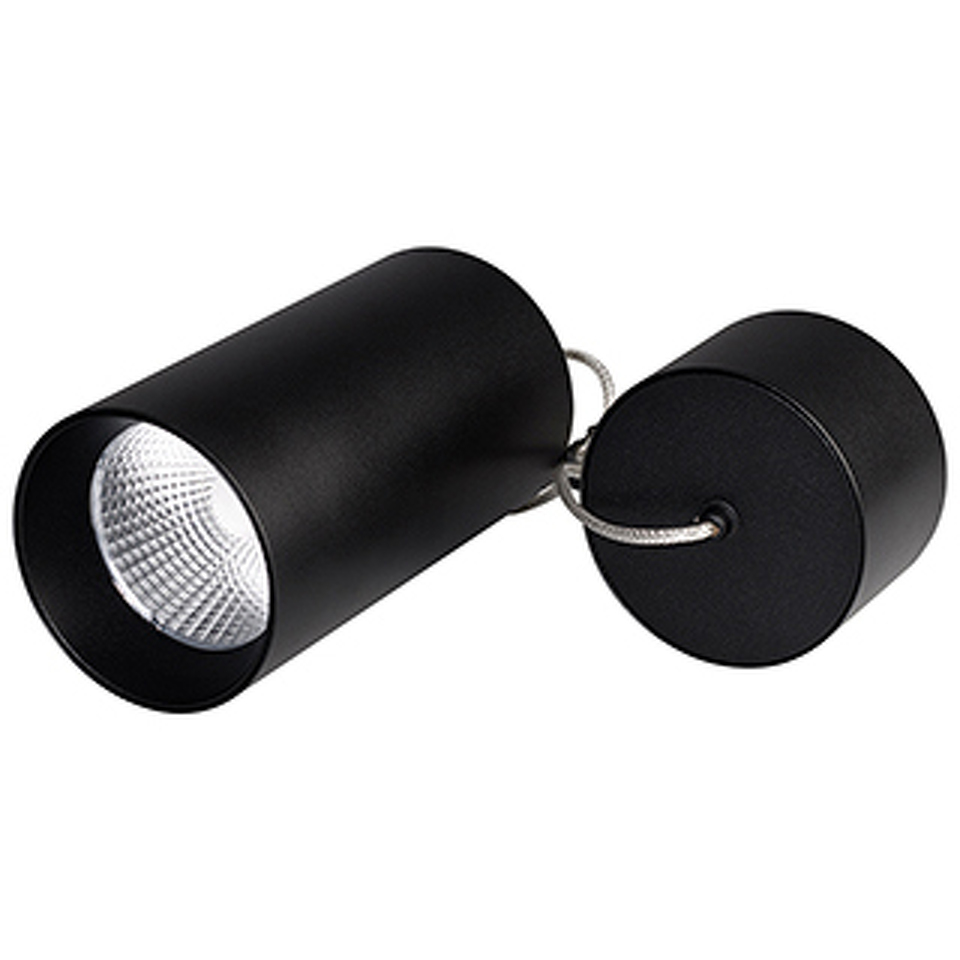 Фото №1  Подвесной светильник Arlight Светильник SP-POLO-HANG-R85-15W White5000 (BK-BK, 40 deg) ( IP20 Металл, 3 года)