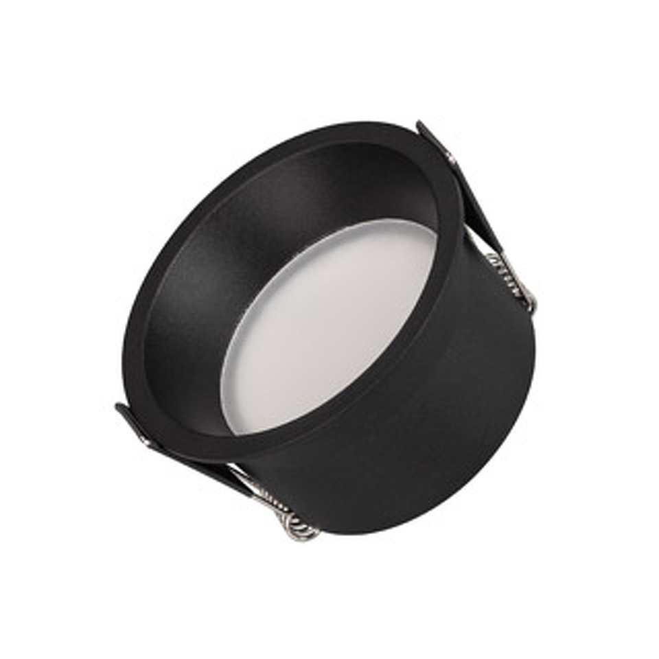 Фото №1  Arlight Светильник MS-BREEZE-BUILT-R82-9W Warm3000 (BK, 80 deg, 230V) ( IP20 Металл, 3 года)