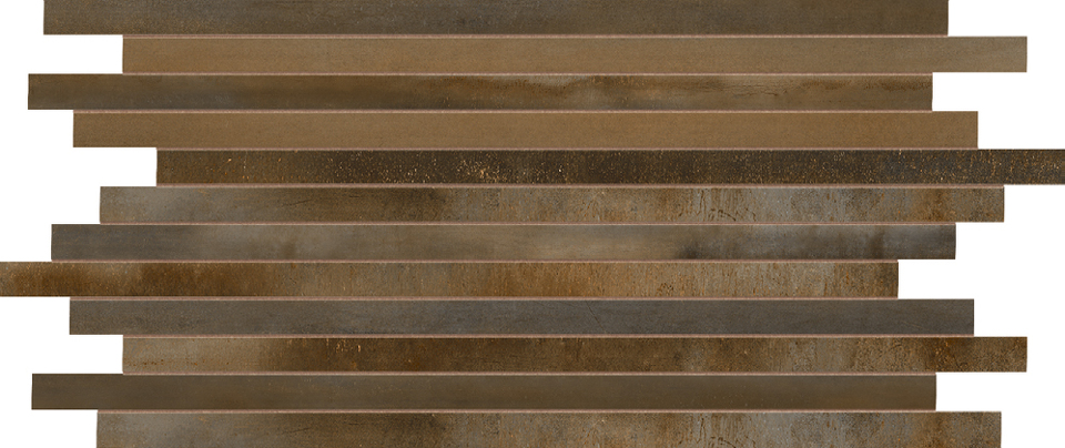 Фото №1  Мозаика ASCOT Мозаика STICK STEELWALK RUST RETT 29,6X59,5