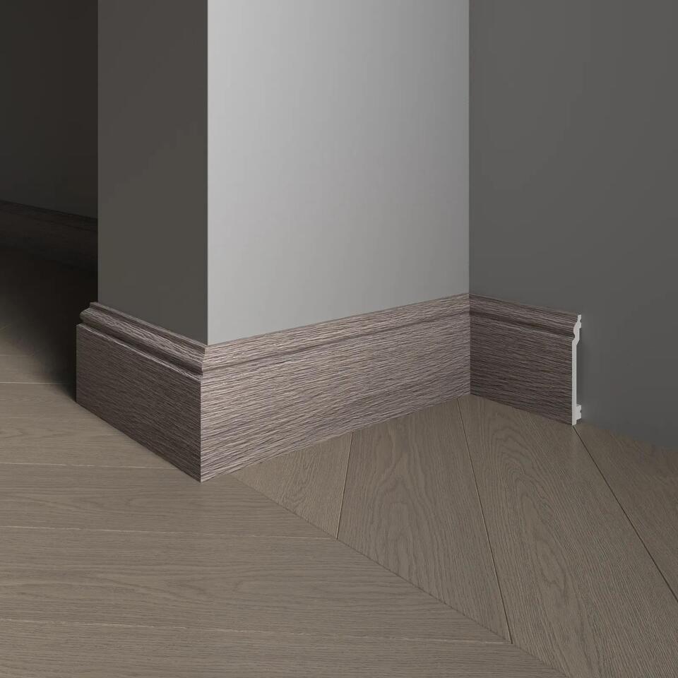 Фото №4  Плинтус Decor-dizayn 701-80SH/Плинтус (100х16x2400мм)/16, шт