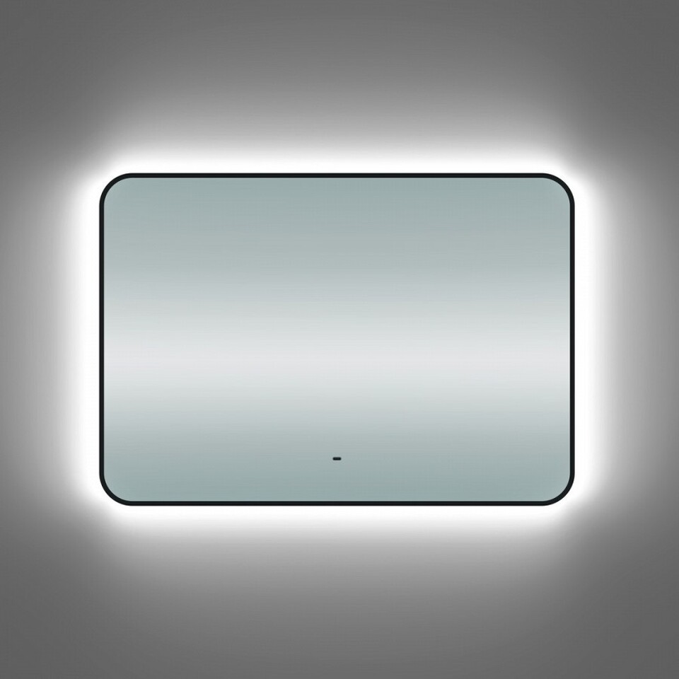 Фото №15  Teymi Зеркало Solli Black Soft Line 100x70, LED подсветка, сенсор на взмах T20231S