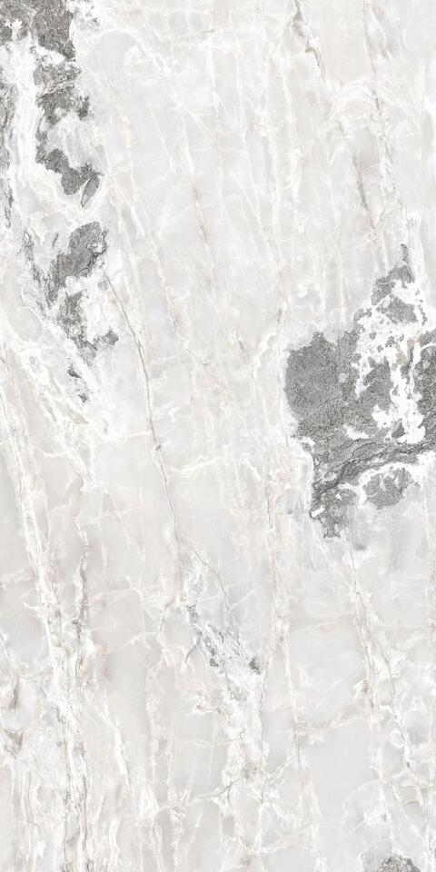 Фото №5  CASA DOLCE CASA Керамогранит ONYX&MORE WHITE BLEND GLO 6MM R 120x240