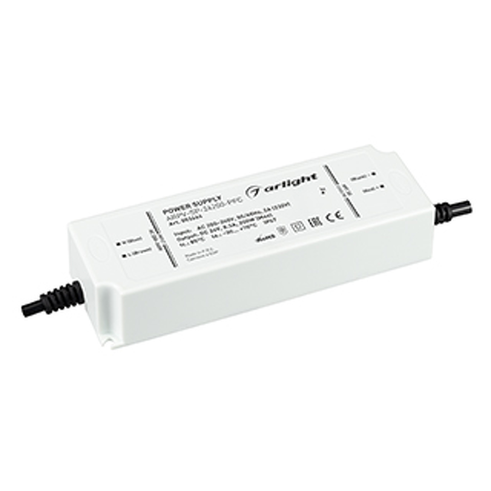 Фото №1  Arlight Блок питания ARPV-SP-24200-PFC (24V, 8.3A, 200W) ( IP67 Пластик, 5 лет)