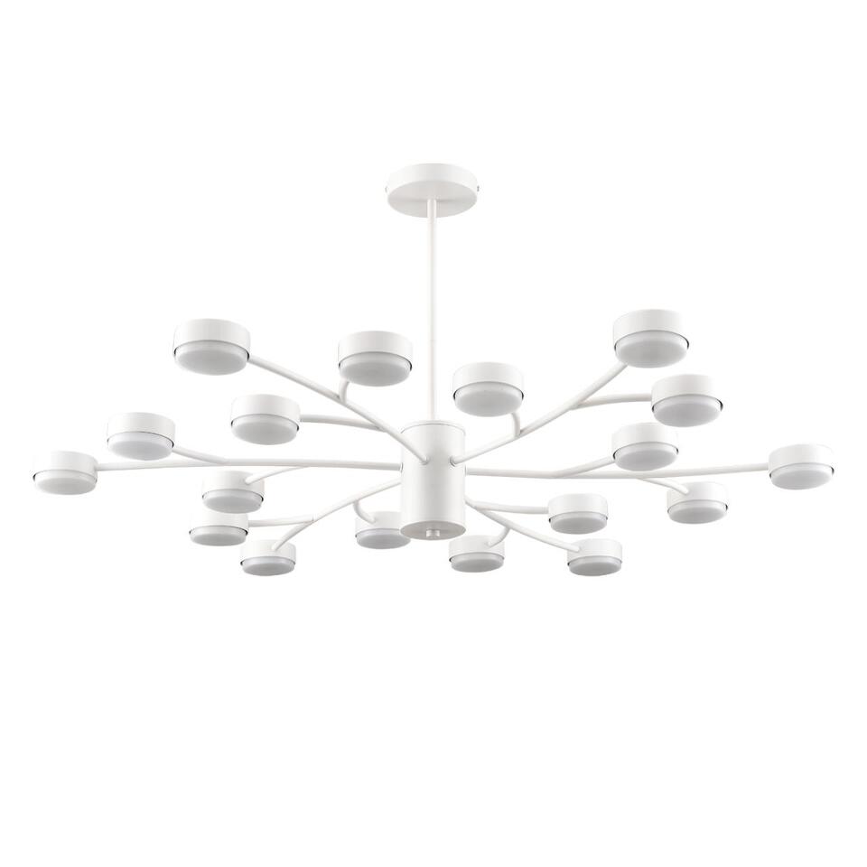 Фото №8  Люстра LUMION 8265/18 COMFI LN26 233 металл, белый Люстра GX53 LED 18*7W 220V TORINA