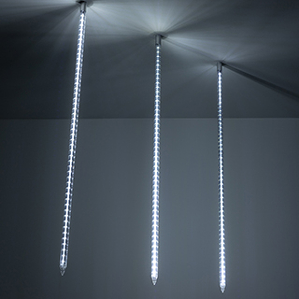 Фото №1  Ardecoled Светодиодная гирлянда ARD-ICEFALL-CLASSIC-D23-1000-CLEAR-96LED-LIVE WHITE (230V, 1.5W) ( IP65)