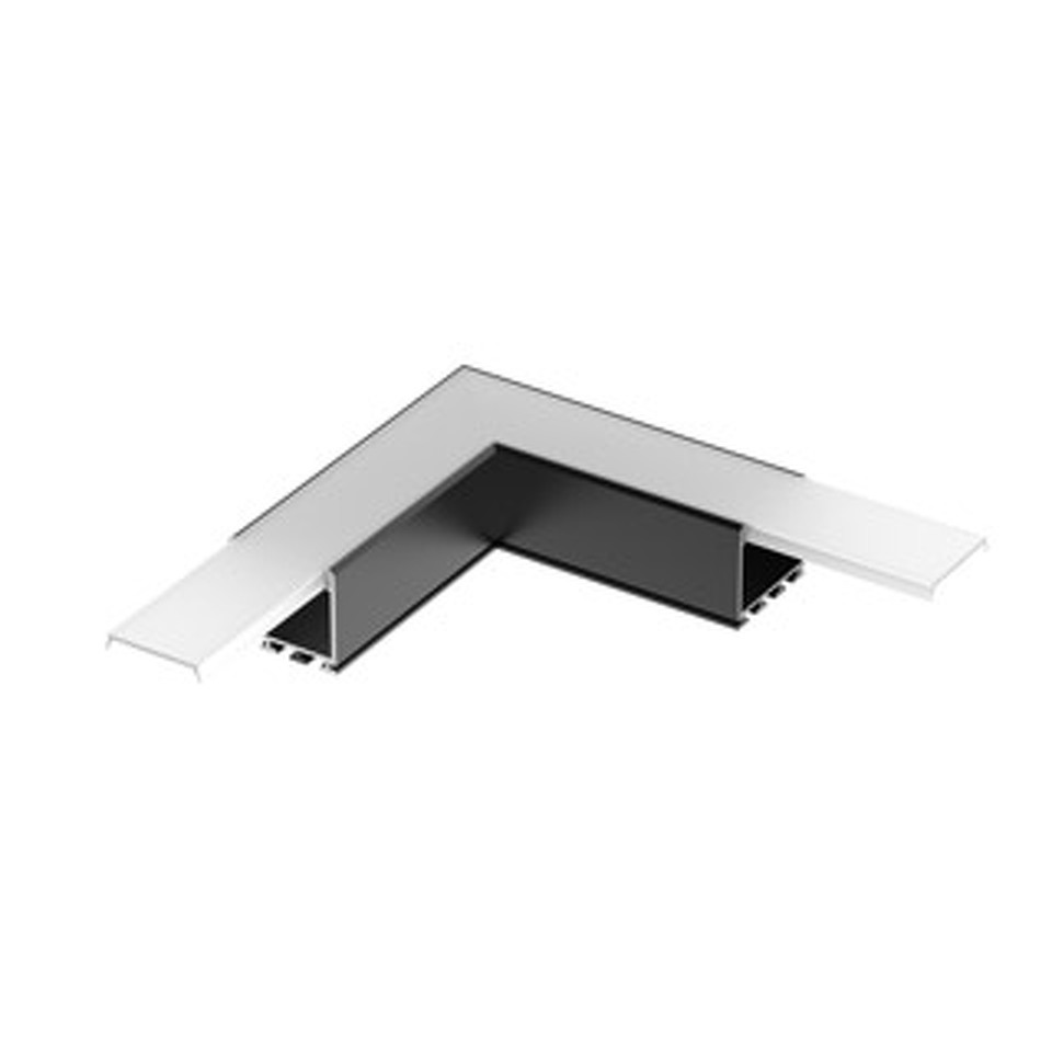 Фото №1  Arlight Угол PLS-LOCK-H25-L90 BLACK (с экраном MAT-L) ( Металл)