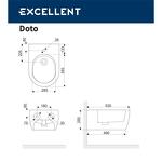 Превью фото №6  Биде Подвесное биде EXCELLENT Doto