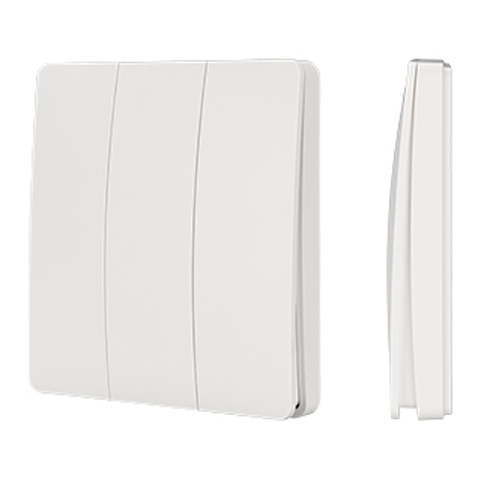 Фото №1  IARL INTELLIGENT ARLIGHT Кнопочная панель KINETIC-801-22-3G-WP-SUF White (No battery, IP67, 433Mhz) ( IP67 Пластик, 3 года)