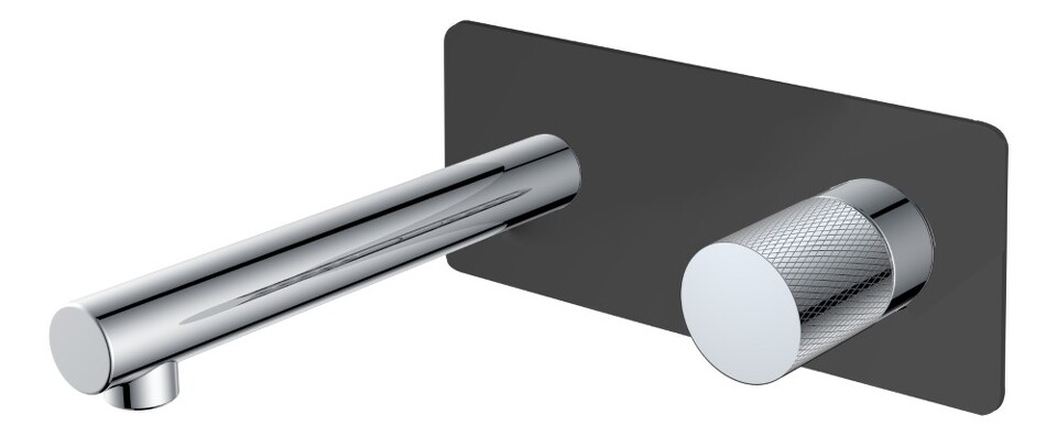 Фото №2  Boheme Смеситель STICK из стены BLACK TOUCH CHROME